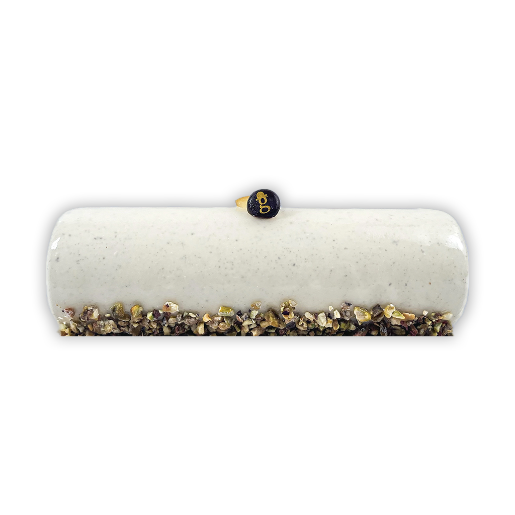 Tronchetto di Natale bianco